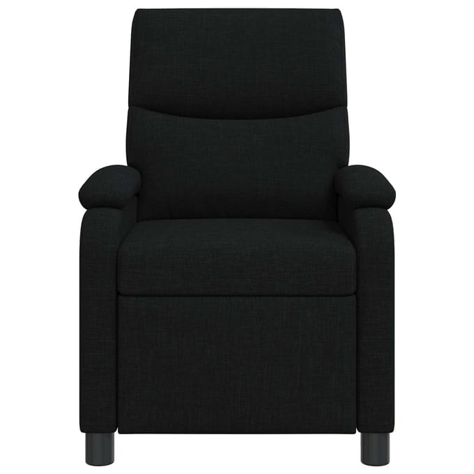 vidaXL - Recliner - Zwart - Stof
