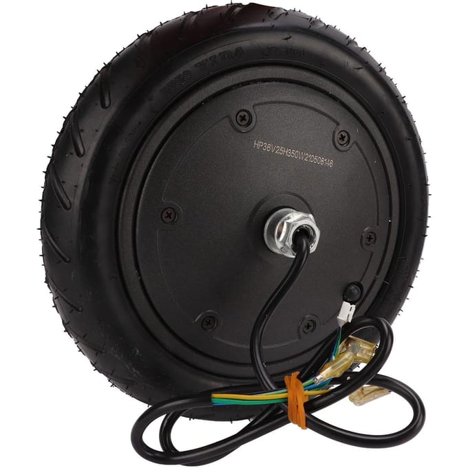 Elektrische Scooter Naafmotor Professionele Vervanging Scooter Motorwiel voor Elektrische Scooter 350W black