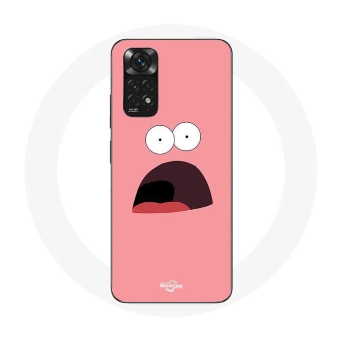 Coque - Bob l'éponge - Xiaomi Redmi Note 11S - Souple - Rose - Patrick Étoile rose
