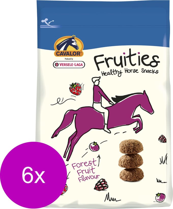 Cavalor Fruities Versnapering - Paardensnack - 6 x 750 g