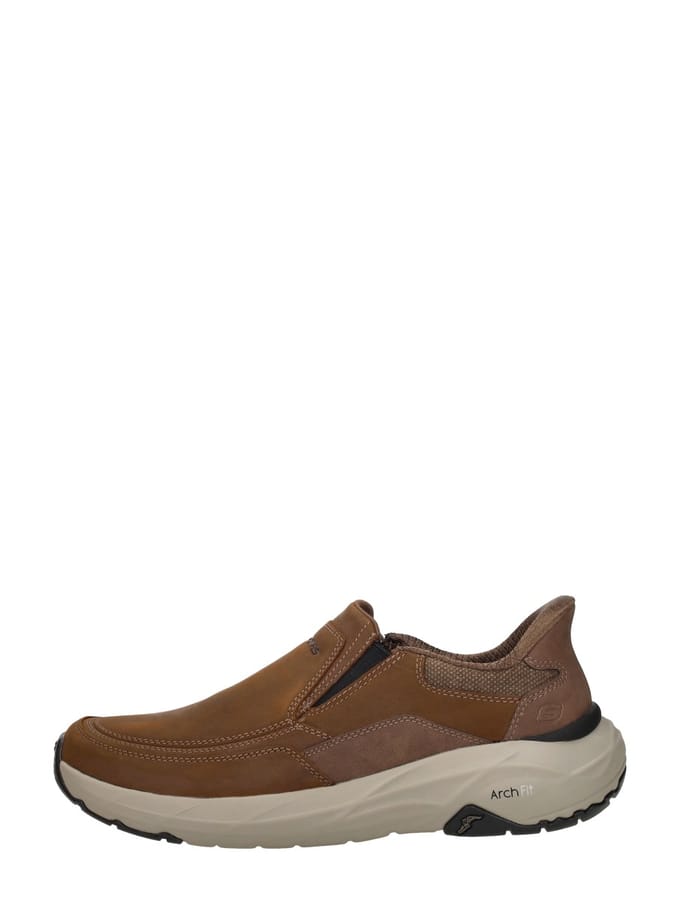 Skechers Arch Fit Maverick Instappers bruin Leer - Maat 42