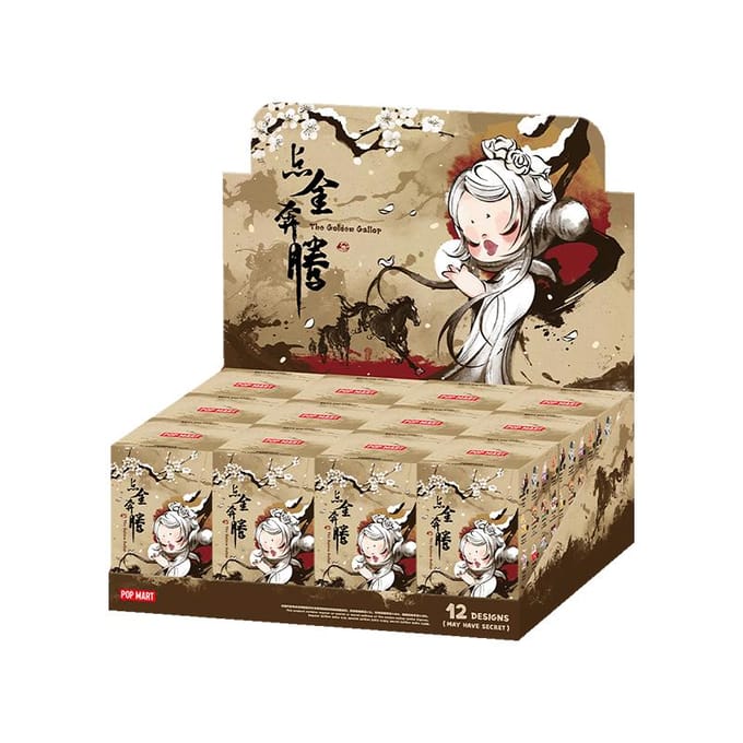 POP MART De Gouden Galop Serie Figuren Blind Box