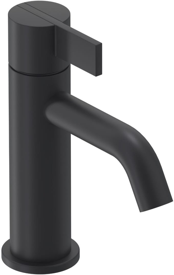 IVY Pact Eenhendel wastafelmengkraan opbouw model S, coldstart Mat zwart PED