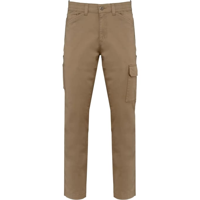 WK. Designed To Work Unisex katoenen stretchbroek WK709 - Camel - 34 FR