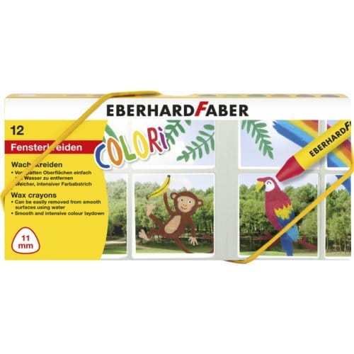 Eberhard Faber raamkrijt - 12 stuks - in kartonnen box - EF-524112