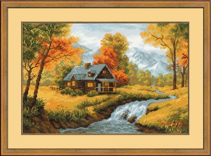Riolis borduurpakket Autumnal View 1079