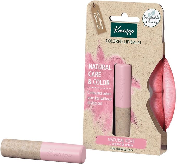 Natural Colored Lip Balm (rosé) - Colored Lip Balm 3.5g
