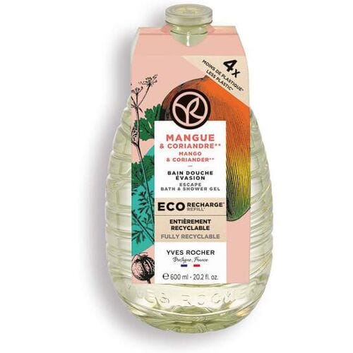 Yves Rocher Eco-Navulling Bad- en Douchegel Mango & Koriander