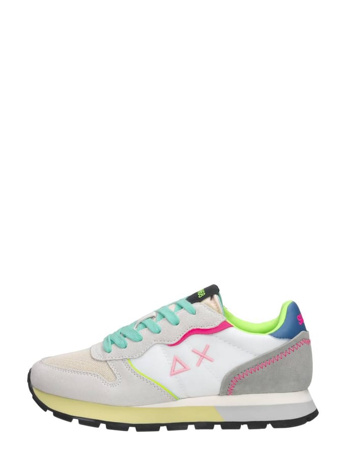 Sun68 Ally Color Explosion Lage sneakers - Dames - Wit - Maat 36