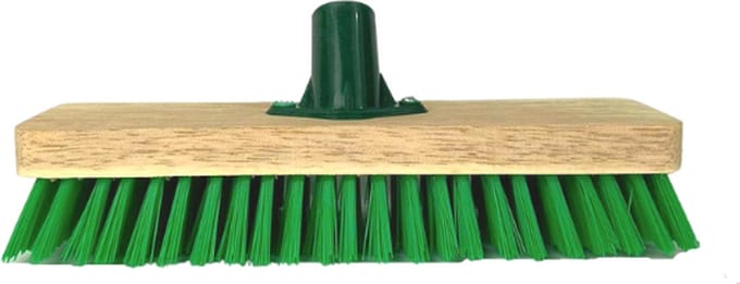 Synx Tools - Mos & Tegelborstel 28cm - Mosbezem - Bezem - Mos - Onkruidborstel - Veger - Harde Borstel- Zonder Steel