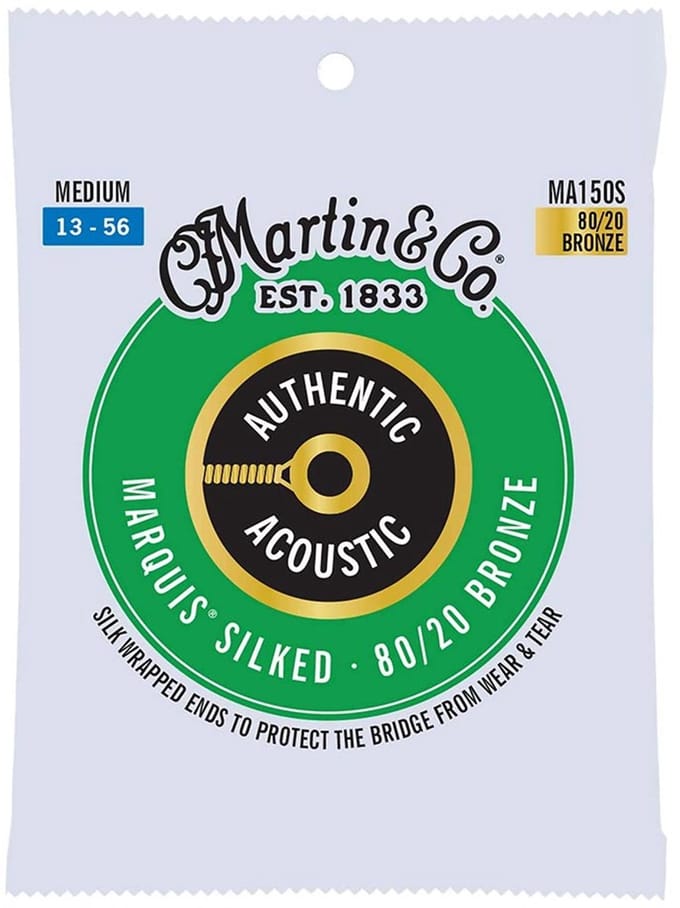 Martin MA150S Silked Snaren voor Akoestische Gitaar (13-56) Bronze, Medium