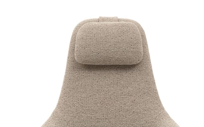 B&B Italia Harbor Laidback Fauteuil met voetensteun - sambuco steen