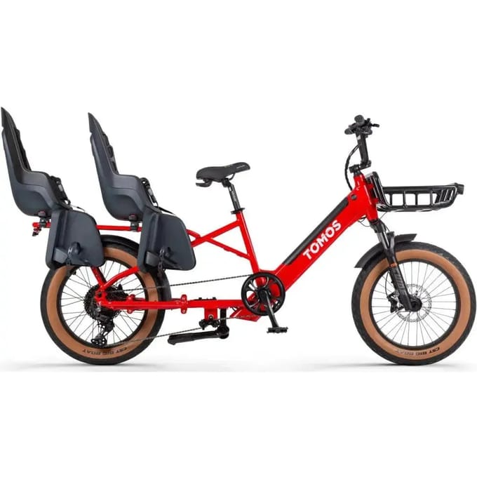 Tomos E-Cargo - Longtail - Rood