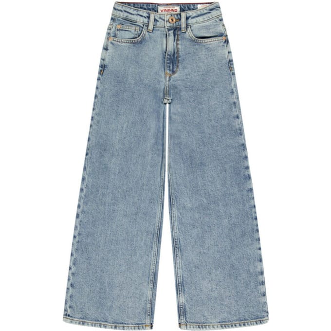 Meisjes Extra Wide Leg Jeans Cita