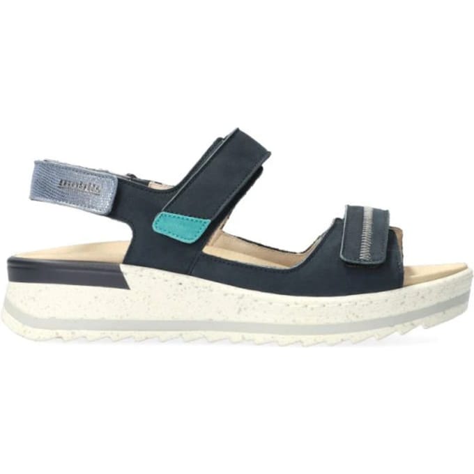Mephisto Mobils Elora - dames sandaal - Blauw - maat 38 (EU) 5 (UK)