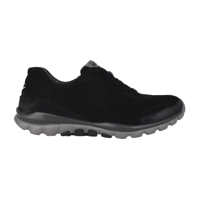 Gabor rollingsoft sensitive 06.965.47 - dames rollende wandelsneaker - Zwart - maat 38 (EU) 5 (UK)