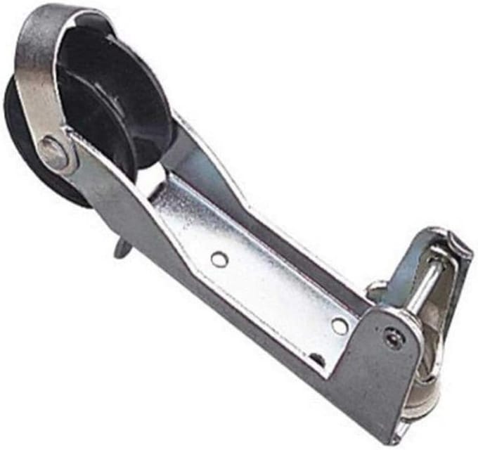 Anker Roller - Boegrol Anker - Veilig Ankeren - Gegalvaniseerd Staal - 3/8" Touw Diameter - Zilver