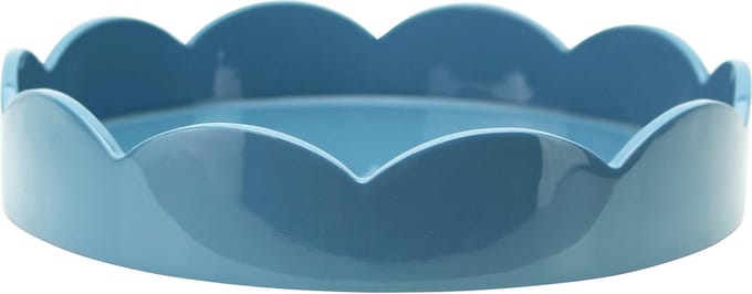 Addison Ross - Dienblad Chambray Sint-jakobsschelp rond 20cm - Serveerplateaus