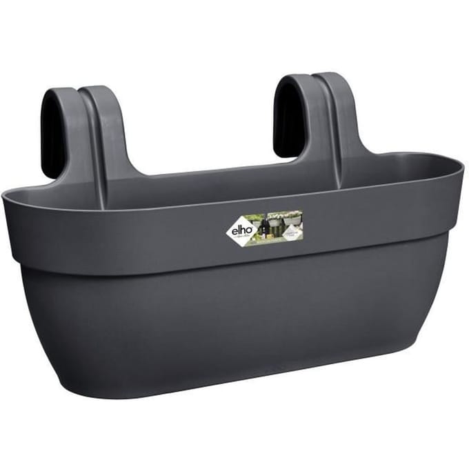 ELHO Balconniere Vibia Campana Easy Hanger Large - 7,5 L - 46 x 24 x 26,5 cm - Anthracite