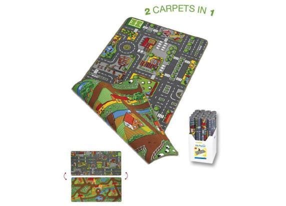 Duoplay Carpet street/farm large 80 x 120 cm