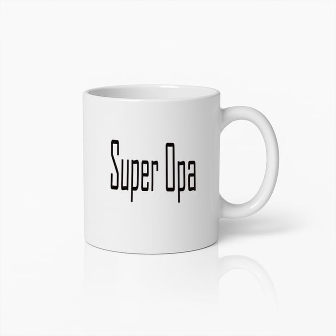 Super Opa Mok - Perfect Cadeau voor Grootvaders - Vier Je Held