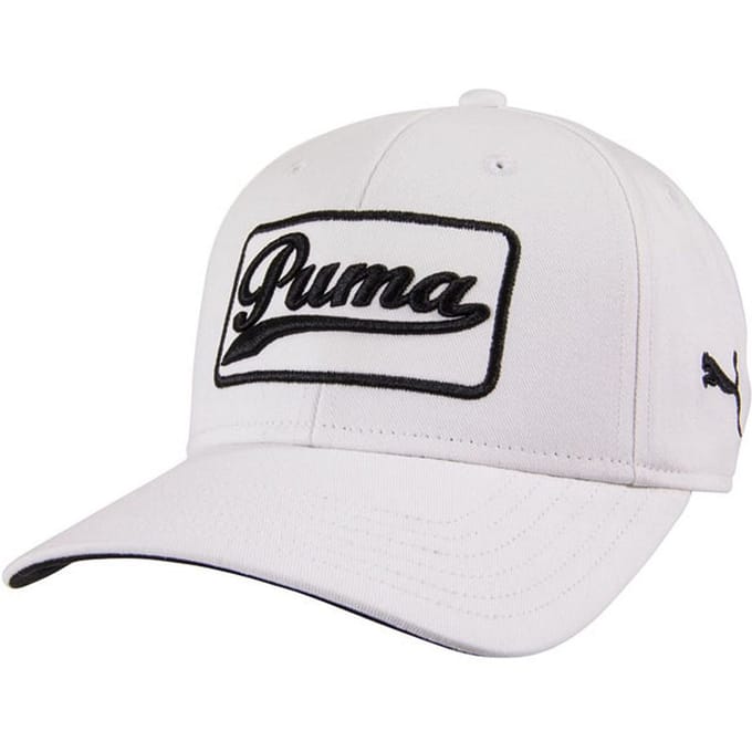 Puma Grafisch Logo Wit Verstelbaar Heren Greenkeeper Cap 908356 05