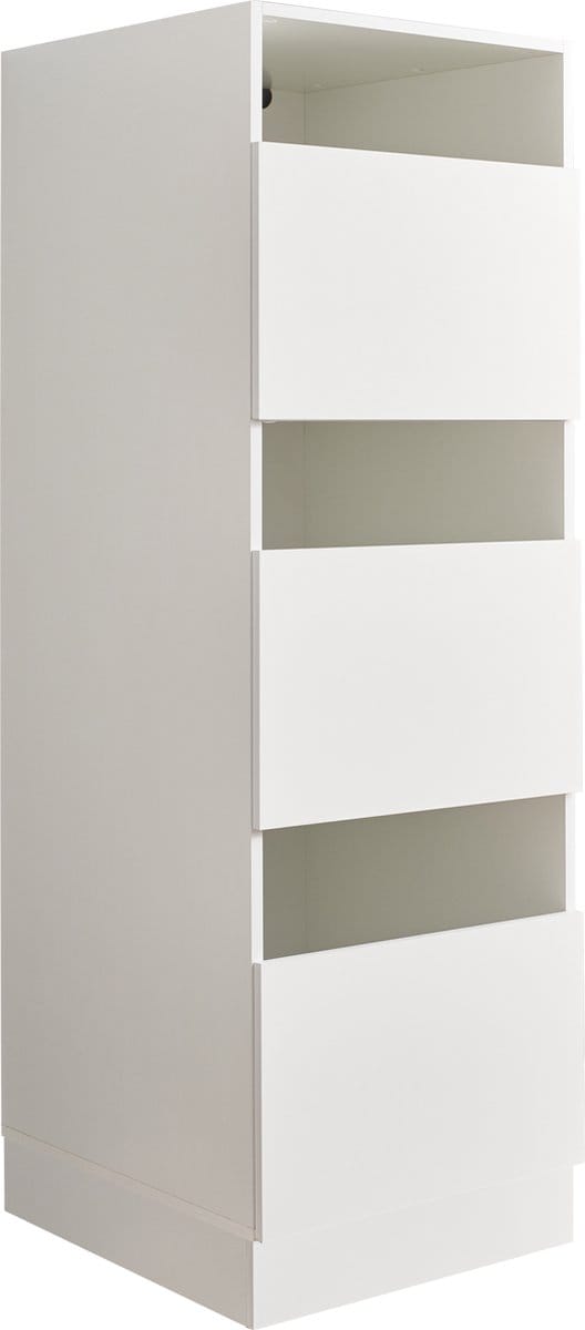 Interiax WASHWALL 'Mary' Wasmachine Wasmandkast Wit - Wassorteerkast - 162x50x67.5 cm