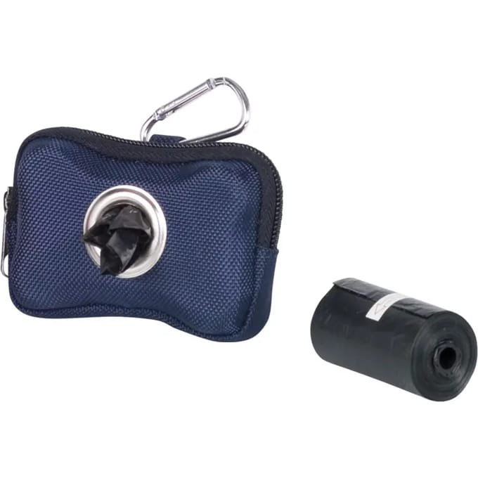 Nobby poepzakjeshouder Hardy - Blauw - Incl. 2 rollen poepzakjes