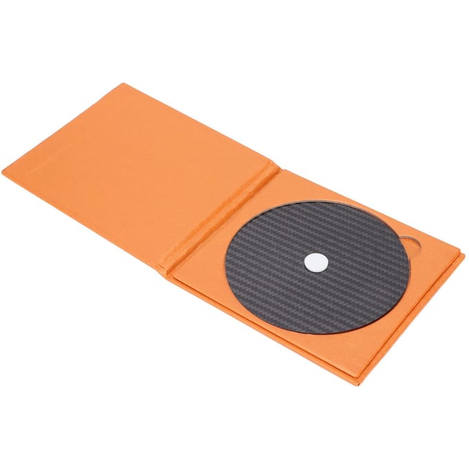CD DVD Stabilisator Koolstofvezel 0.2mm Tuning Mat Schijfstabilisator voor Toplader SpelerZwart