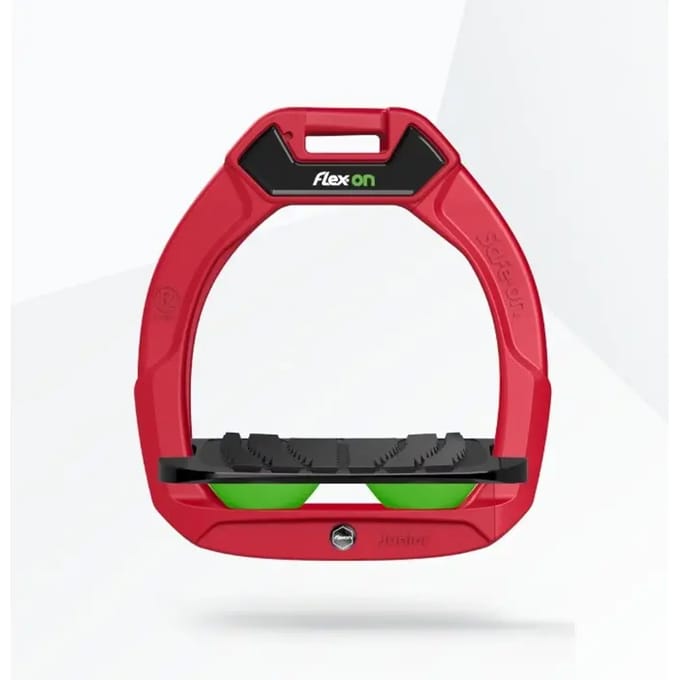 Veiligheidssportbeugels Verhoogde Grip Rood/Zwart/Groen Kind Flex-On Safe-On