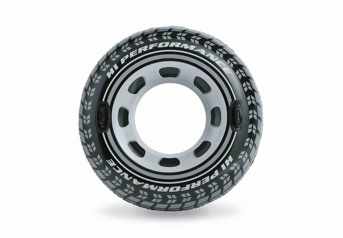 Intex Zwemband Autoband - 91cm - Opblaasbaar - Met Veiligheidsventiel
