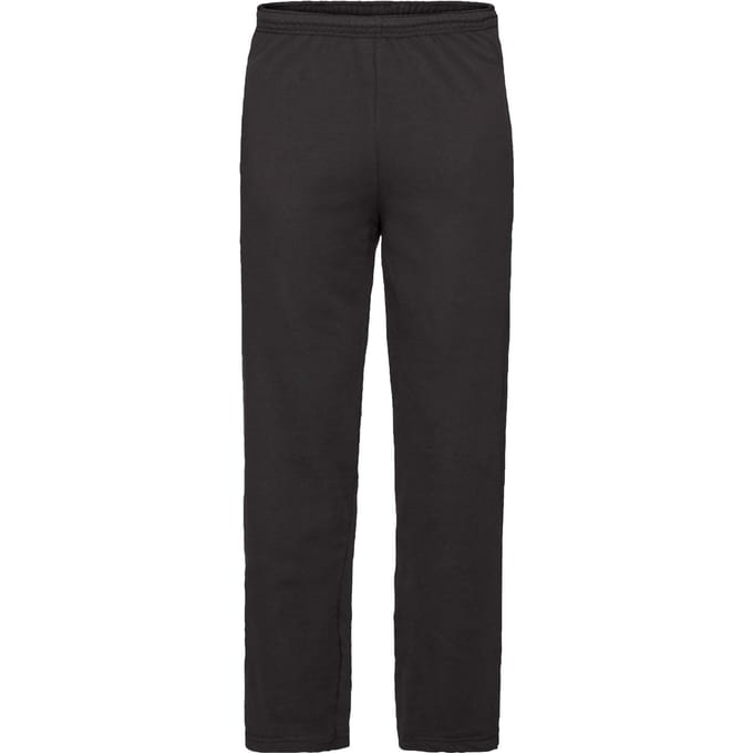 Fruit of the Loom Heren lichte joggingbroekjes (Zwart)