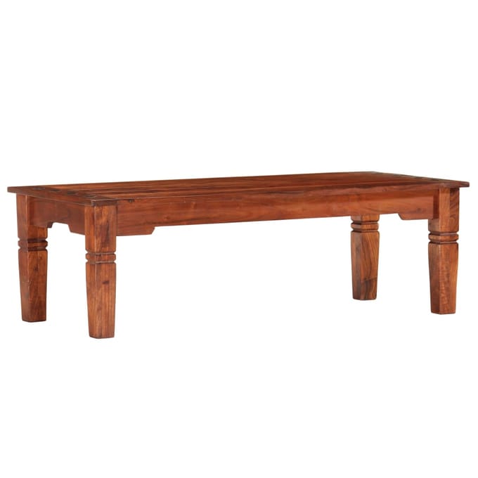 vidaXL - Salontafel - 110x50x35 - cm - massief - acaciahout