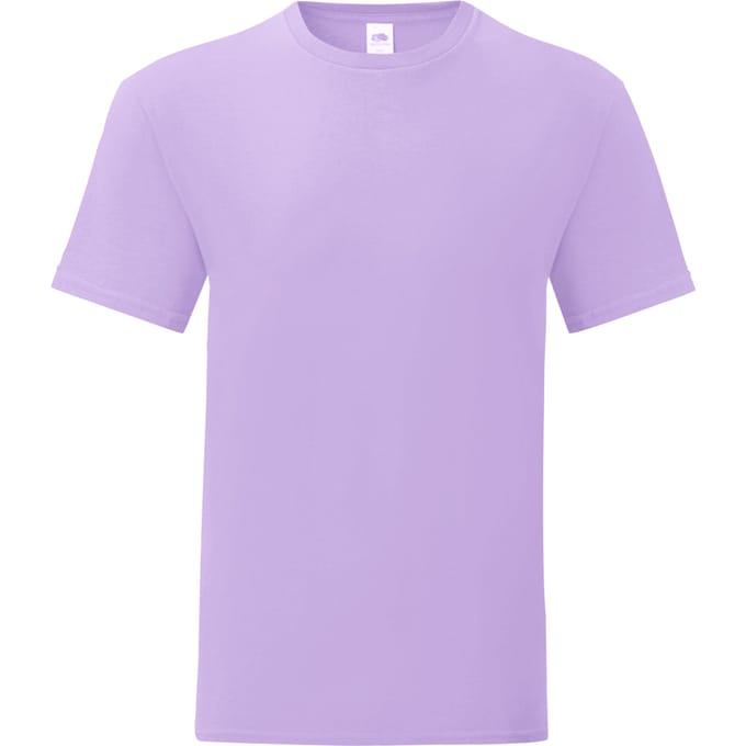 Fruit Of The Loom Heren Iconisch T-shirt (Zachte lavendel)
