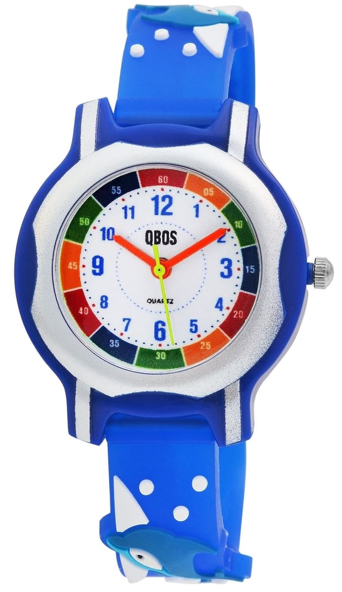 QBOS QBOS kinderhorloge Sam, Mineralglas