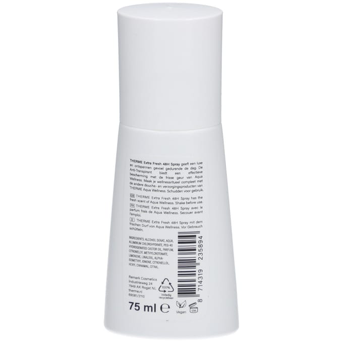 Therme Extra Fresh 48H Anti-Transpirant deodorant natural spray 75 ml