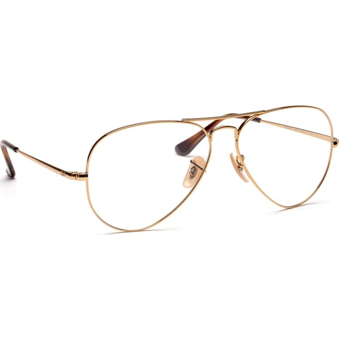 Ray-Ban Aviator Gouden Unisex Vrouwen Brilframes