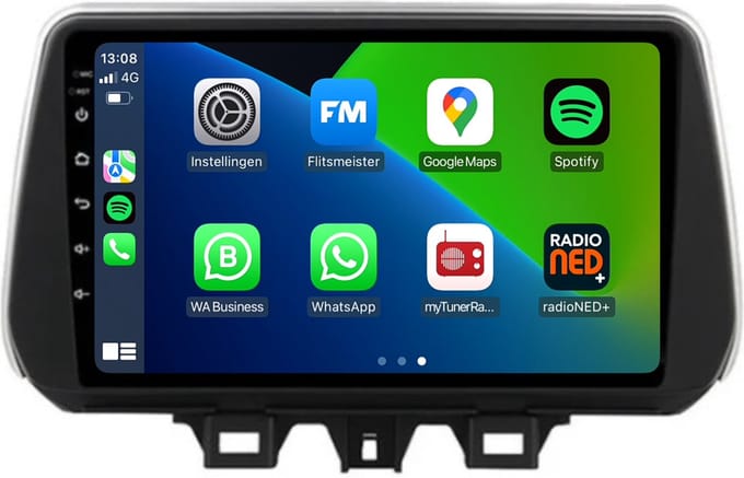 Carplay autoradio voor Hyundai Tucson | 2018 t/m 2019 | Android 13 | Draadloos Apple Carplay & Android Auto | 2GB + 32GB | 8-Core processor | Davilon | 2025 model | 2018 2019 | Bluetooth & Wifi