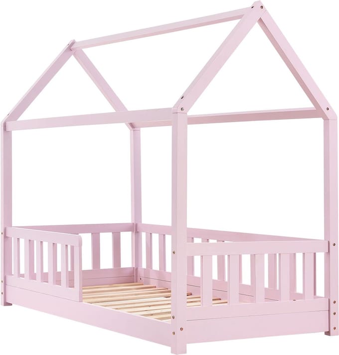 Kinderbed Marli - 80 x 160 cm - Roze