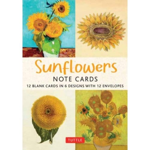 Sunflowers - 12 Blank Note Cards: 12 Blank Cards In 6 Designs With 12 Envelopes In A Keepsake Box - Tuttle Studio