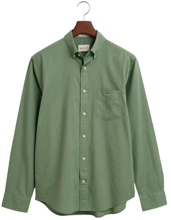 Gant 3000100 Overhemd Met Lange Mouwen Groen 3XL Man