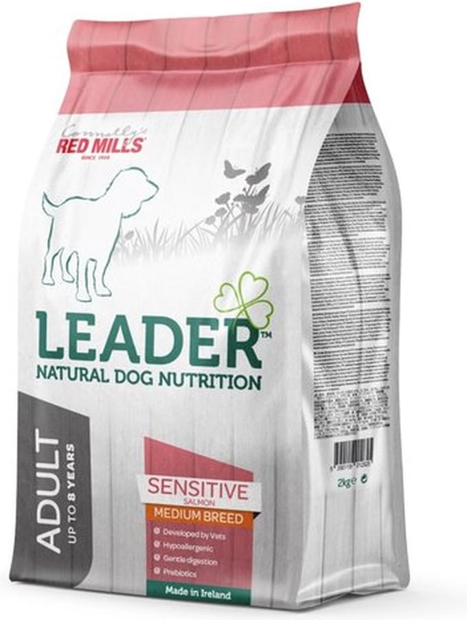 Leader Adult Dog Sensitive Medium Breed Salmon 12 kg - Hond
