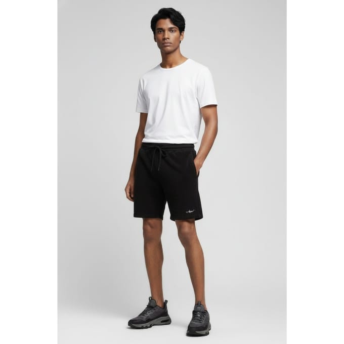 ASPACT Salinas Terry Short Black Taglia: L | Pantaloncini Outlet | Unisex | Nero