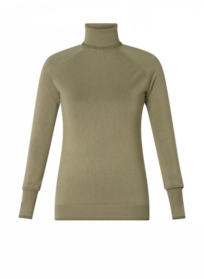 YEST Ojasvini Essential Tops - Grey Olive - maat 48