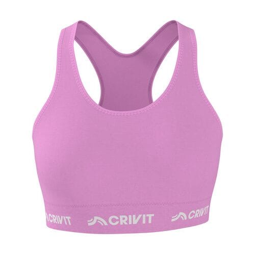CRIVIT Dames sport-bh, seamless (Roze, M (40/42))
