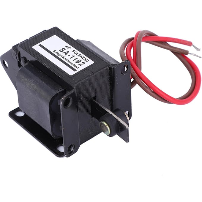 SA 1192 AC Électroaimant Solénoïde Type Pousser Tirer Aimant Électrique 220VAC 7.8N Course 10mm