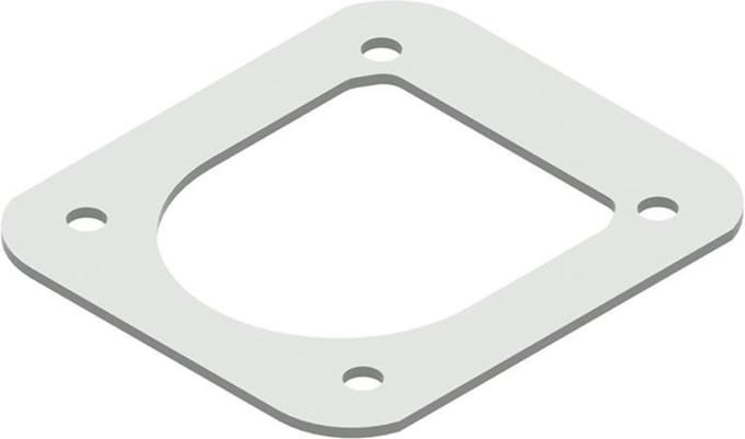 ProPlus Montageplaat - 105 x 118 mm - Plaatstaal - Bevestigingsplaat