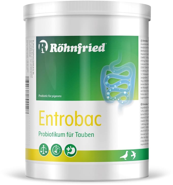 Rohnfried Entrobac 600g - voor postduiven