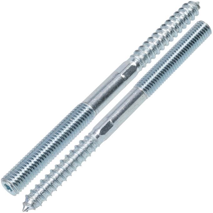 Set van 12 Dubbele Schroefdraad Schroeven M12 x 160 mm - Stevige Draadstangen van Staal