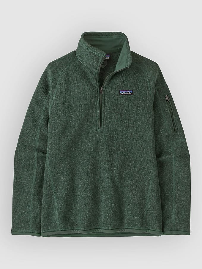 Patagonia Better Sweater 1/4 Half-Zip Fleece Trui groen